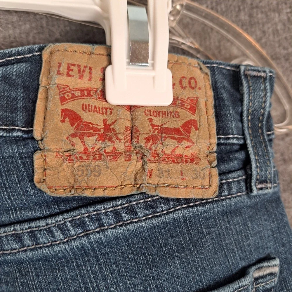 Levis 559 Jeans Mens 31x30 (Fits 30x29) Relaxed Fit Straight Leg Dark Denim